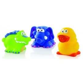 Set de jucarii pentru baie Nuby ID6022 „Gradina zoologica distractiva”