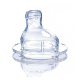 Cioc anti-curgere pentru sticle Nuby ID1538, cu gat larg, 6+