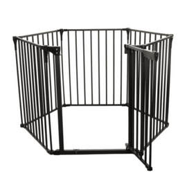 Poarta de siguranta-tarc 3-in-1 Dreambaby G2003BB „Royale Converta”, negru