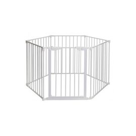 Poarta de siguranta Dreambaby F2020BB „Mayfar Converta 3 in 1”, 6 sectiuni, alb