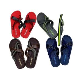 Papuci tip slapi, De vara, Barbati, H2 cm, Cu snur