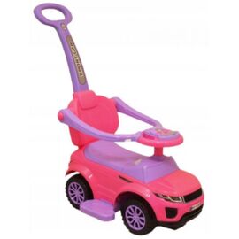 Masina cu maner BABY MIX UR-HZ614W PINK roz