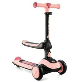 Trotineta KINDERKRAFT 2 in 1 Halley roz
