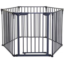 Poarta de siguranta 6 sectiuni Dreambaby G2161BB „Royale Converta 3 in1”, (pana la 3,8 m), negru