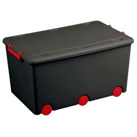 Container pentru jucarii TEGA BABY PW-001-163-C, negru/rosu