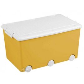 Container pentru jucarii TEGA BABY PW-001-124, galben inchis