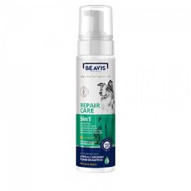 Гипоаллергенный шампунь-пенка BEAVIS «Repair Care», Алоэ вера, 5 в 1, 200 мл