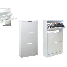 Комод для обуви Five, 3 ящика, 60X23X119 см, Белый