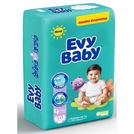 Scutece EVY BABY Jumbo №4, 7-18 kg, 50 buc