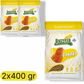 Набор корма JUNGLE, Полнорационный, Для канареек, 400 гр, 2 шт