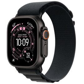 Ceas inteligent APPLE Watch Ultra 3, GPS + Cellular, 49mm, Black, Titanium Black Alpine Loop, M, Model A3281