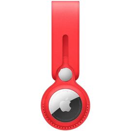 Breloc APPLE AirTag Leather Loop - (PRODUCT)RED, din piele