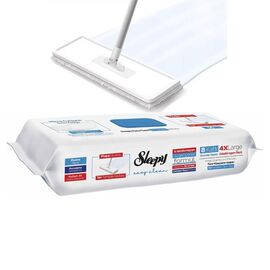 Lavete umede SLEEPY EASY CLEAN, Pentru mop, Bleach Additive, 50 buc