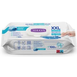 Servetele umede GLOX de curatare, cu parfum de briza oceanica, 100 buc