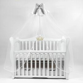 Baldachin PERNAMEA Renaissance Buline, Gri