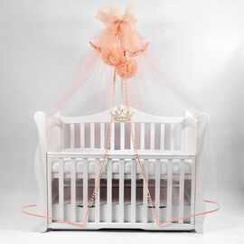Baldachin PERNAMEA Premium Pompom, Pudrat
