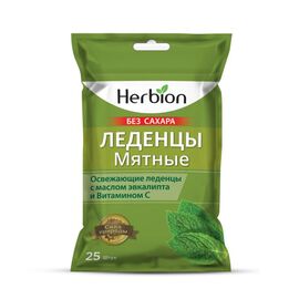 Pastile HERBION, Fara zahar, Cu menta, Cu ulei de eucalipt si Vitamina C