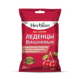 Pastile HERBION, Fara zahar, Cu visine, Cu ulei de eucalipt si Vitamina C
