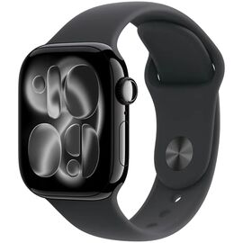 Ceas inteligent Apple Watch Series 11, GPS, 42mm, Jet Black Aluminium Black, S/M