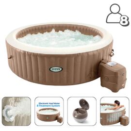 SPA gonflabil INTEX “Sahara Tan Round Bubble Spa”, 236x71cm, 1339 l