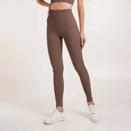 Colanti pentru femei Giulia Rib, fara cusaturi, gri-maro, S/M