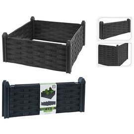Gard decorativ pentru gradina, 4 buc, 45X18 cm