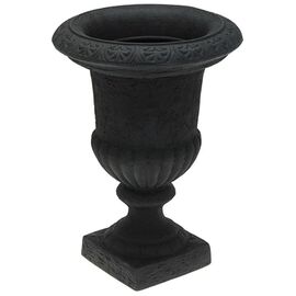 Ghiveci pentru flori Vaza, D37.5 cm, H52.5 cm, negru, din plastic