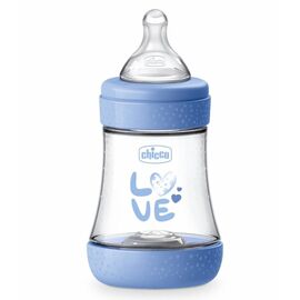 Бутылочка Caretero Chicco Perfect 5, Slow Flow, Boy, 150 ml