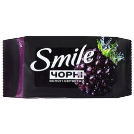 Servetele umede SMILE cu aroma de mure, 50 buc