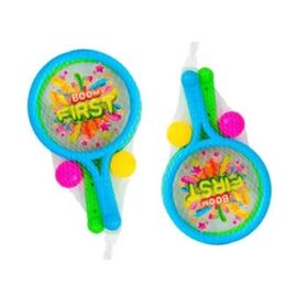 Set de rachete de tenis din plastic cu 2 mingi Jiadihong NL005-3B, culori diferite, ZJA029525