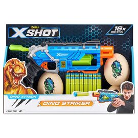 Jucarie pistol X-SHOT Dino Attack Dino Striker cu 16 cartuse
