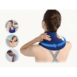 Bandaj terapeutic cu gel pentru gat cu efect de cald/rece Wellneo