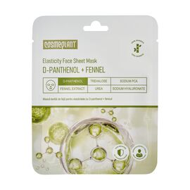 Mască textilă pentru față COSMEPLANT D-Pantenol + Fenicul, 25 g