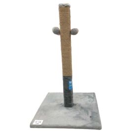 Suport pentru ascutit gheare pisici, stalp mare, gri, 80x45 cm