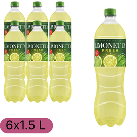 Set băutură carbogazoasă LIMONETTA FRESH, 1.5 l, 6 buc.