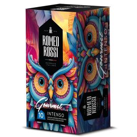 Cafea ROMEO ROSSI GOURMET Intenso, capsule DG, 10 buc х 7 g