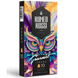 Cafea ROMEO ROSSI GOURMET Crema, capsule NS, 10 buc х 5.5 g