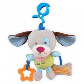 Jucarie BABY MIX "Catelus" de plus, muzicala, TK/P/1125-DA00