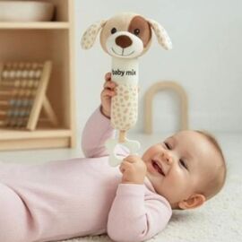 Zornaitoare de plus BABY MIX "Catelus" 56572, cu piuit
