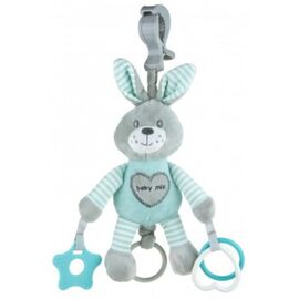 Jucarie de calatorie cu vibratii BABY MIX "Iepuras" STK-19445 MR, mentol