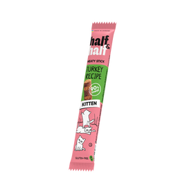 Мясная сушеная палочка HALF&HALF, для котят, с индейкой, 5 г