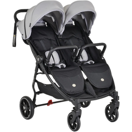 Cărucior pentru gemeni MONI 2Gether Ultimate Gray, sport, gri