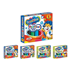 Plastilină BAMBINO, 6 culori
