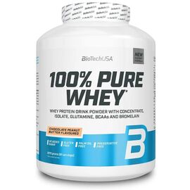 Proteina BIOTECHUSA 100% Pure Whey ciocolata-unt de arahide, 2.27 kg