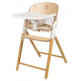 Scaun de masa LIONELO 3in1 Celia White Natural Wood