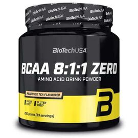 Supliment alimentar BIOTECHUSA BCAA 8:1:1 ZERO ceai rece-piersici, 250 g