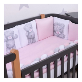 Set de lenjerie de pat pentru copii VERES Teddy Girl-2 220.37, 6 piese