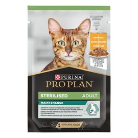 Hrana umeda pentru pisici PRO PLAN Sterilised Nutrisavour, Pui, 85g
