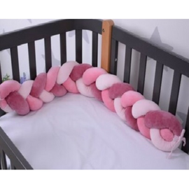 Protecție împletită pentru pătuc VERES Pink Gradient 154.02.5, 120x15 cm