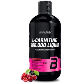 Arzator de grasimi BIOTECHUSA L-Carnitine 100K, cirese, 500 ml